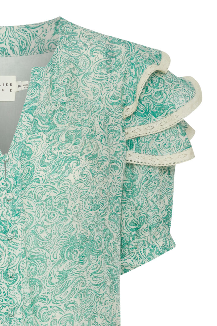 ATELIER REVE 'IRLivou' Blouse (Green)