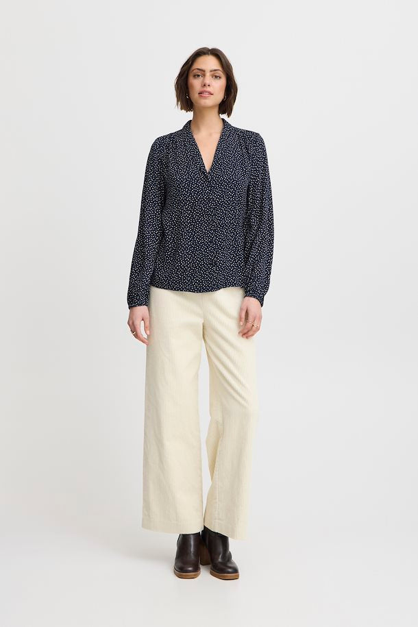 ATELIER REVE "IRRosie Shirt" (Navy)