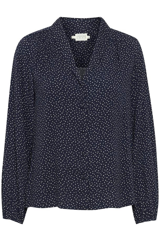 ATELIER REVE "IRRosie Shirt" (Navy)