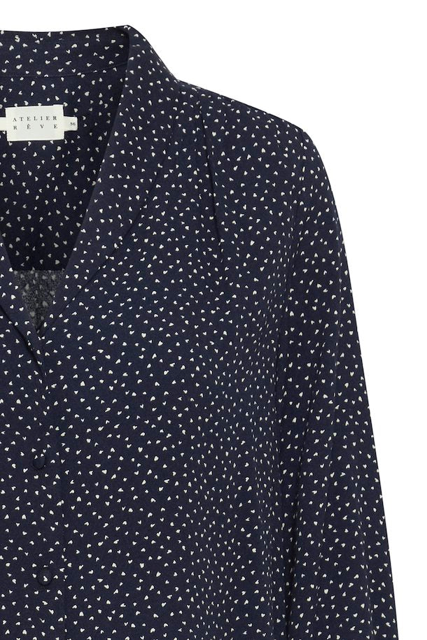 ATELIER REVE "IRRosie Shirt" (Navy)