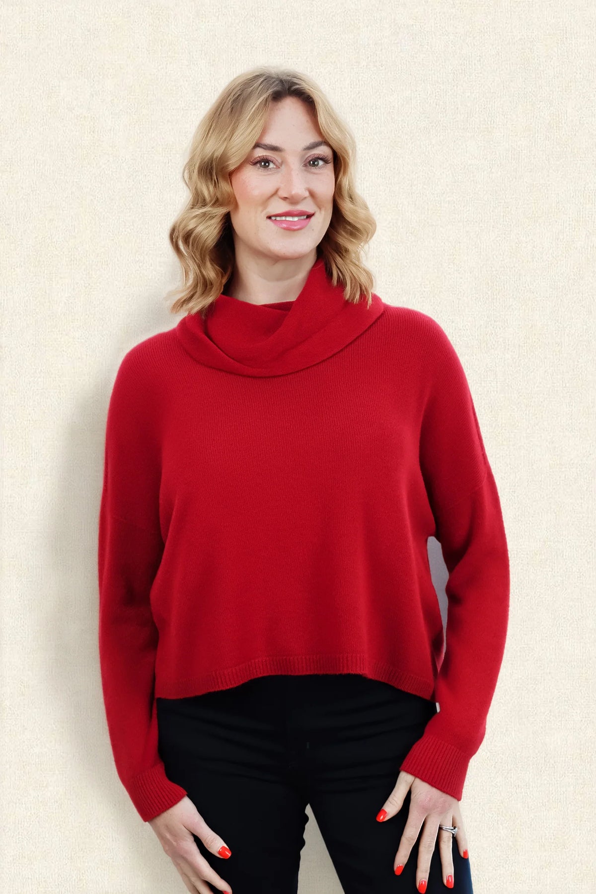 AMAZING WOMAN "Janine Jumper" (Rouge)