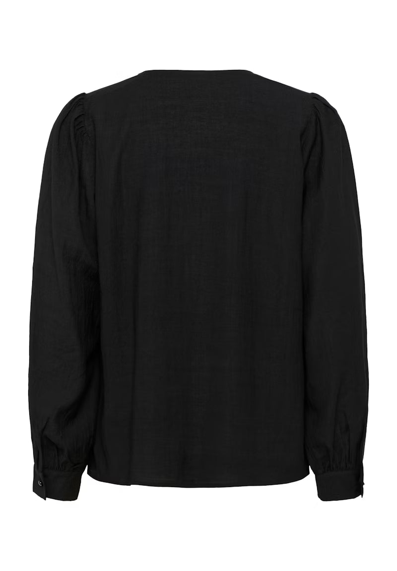 KAFFE "KAMirabel Blouse" (Black Deep)
