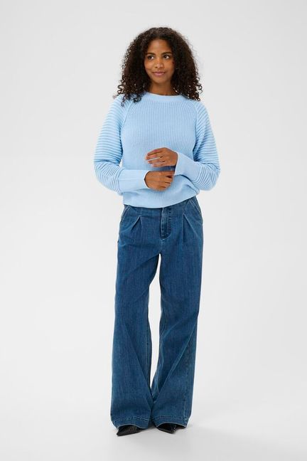 KAFFE "KAMone Knit Pullover" (Powder Blue )