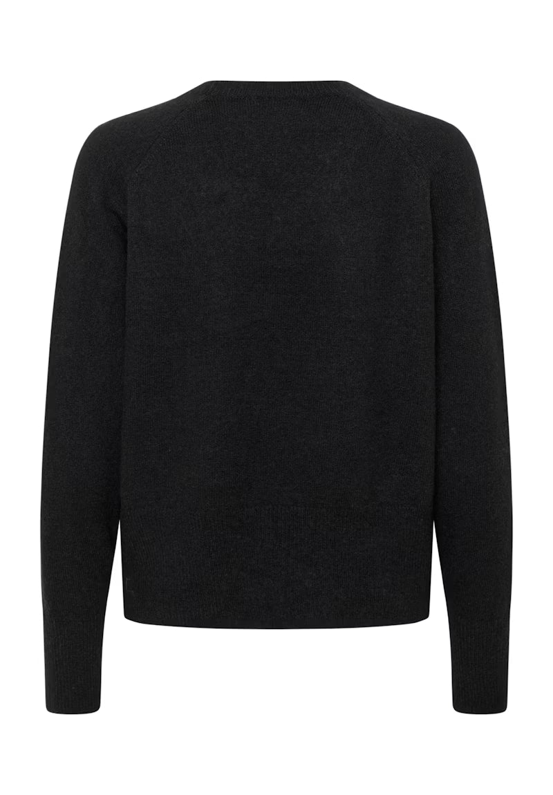 KAFFE "KAniel V Neck Pullover" (Black Deep)