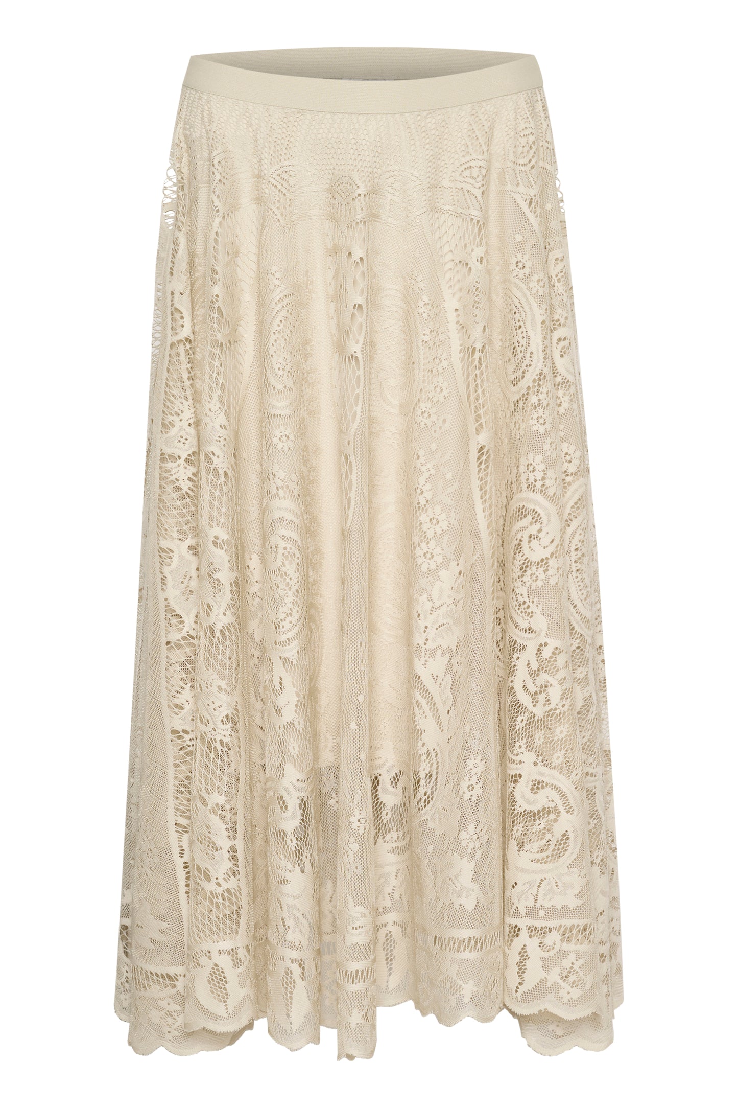 KAFFE "KAVilja Lace Skirt" (Black deep/Moonstruck)