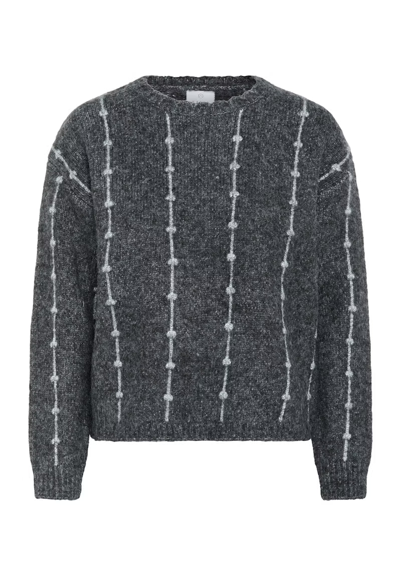 KAFFE "KALianna Knit Pullover" (Dark Grey Melange)
