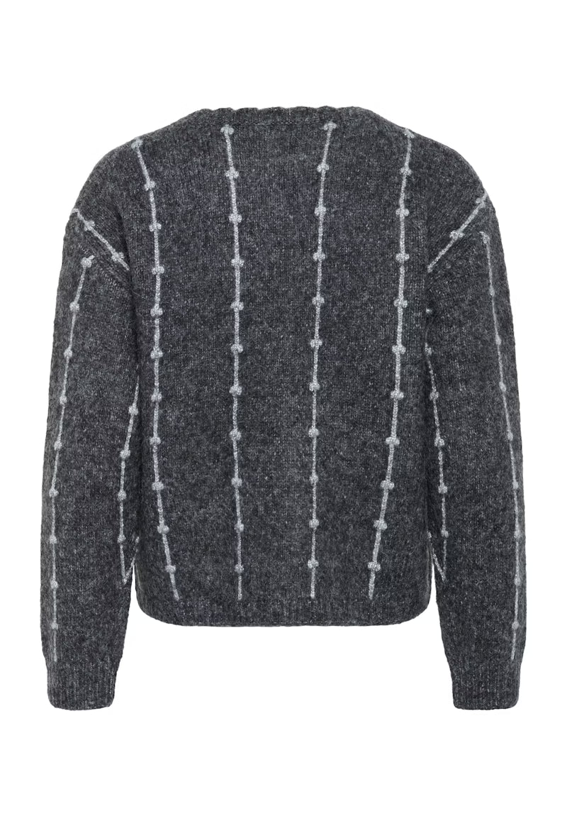 KAFFE "KALianna Knit Pullover" (Dark Grey Melange)