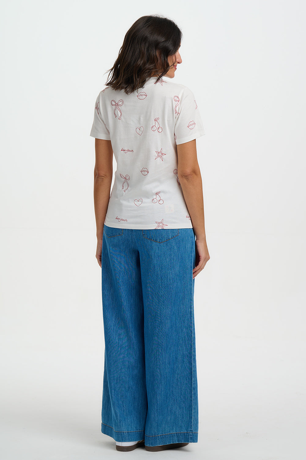 SUGARHILL "Maggie T shirt 26" (Off white)