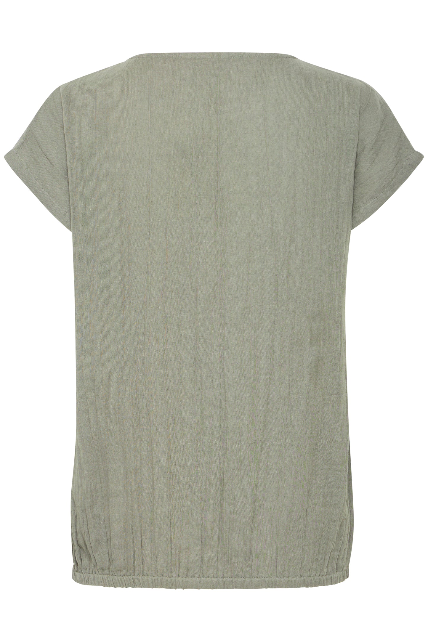 FRANSA "FRManua Blouse" (Agave Green/Blanc de Blanc)