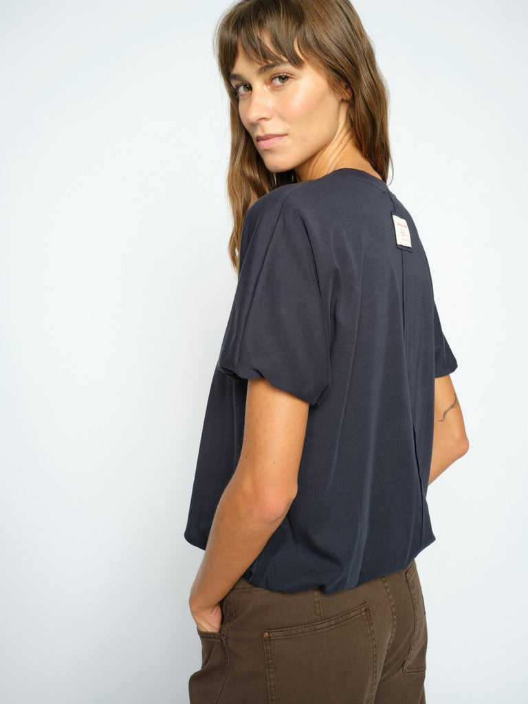 MOS MOSH "MMElli O-SS Balloon Tee"(Salute Navy)