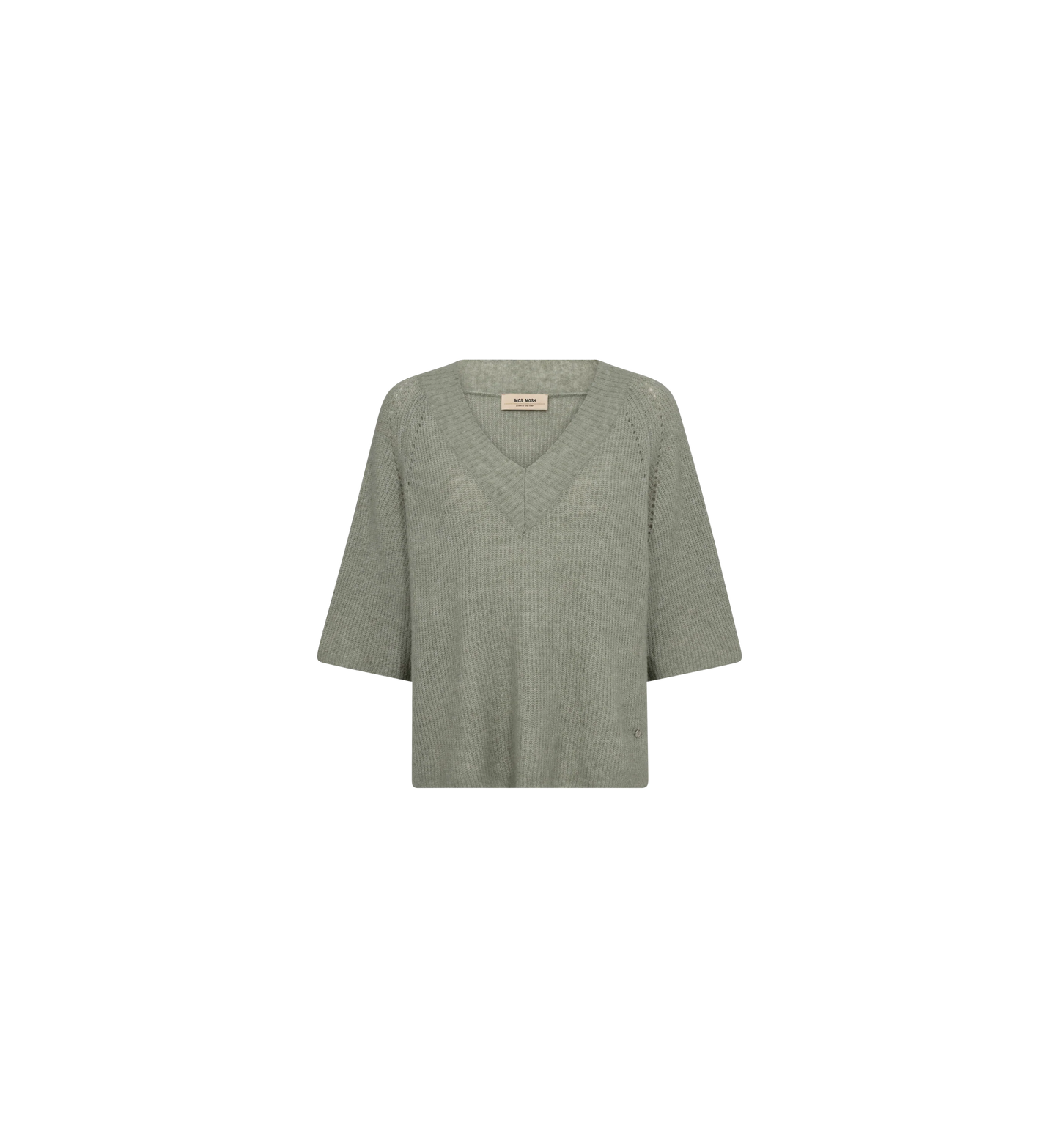 MOS MOSH "MMTaci 3/4 V-Neck Knit" (Shadow)