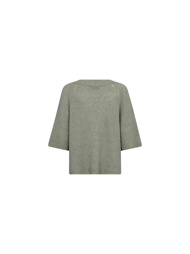 MOS MOSH "MMTaci 3/4 V-Neck Knit" (Shadow)