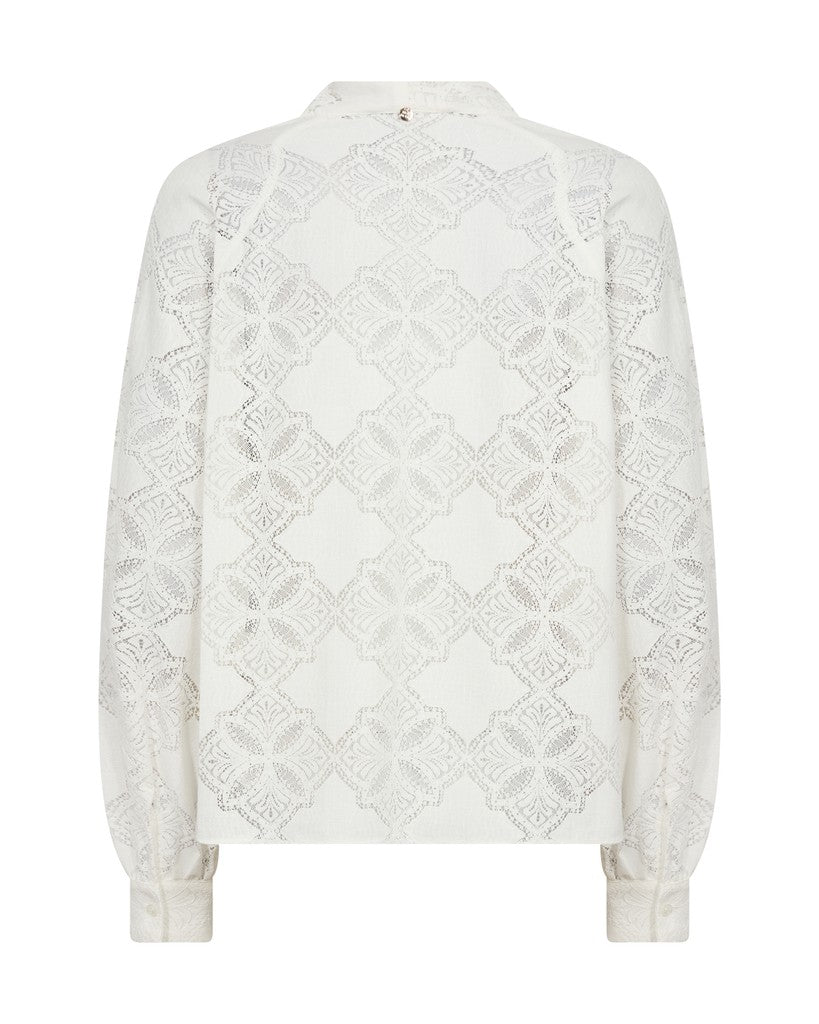 MOS MOSH "MMTamlyn Lace Blouse" (Ecru)