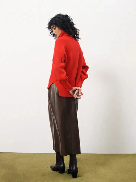 FRNCH "NASSIA Skirt" (Chocolate)