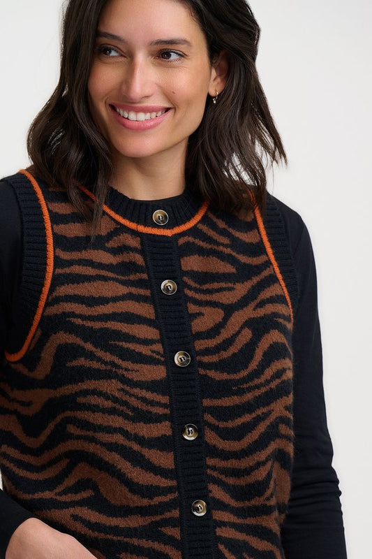 SUGARHILL "Natalie Waistcoat" (Tiger)