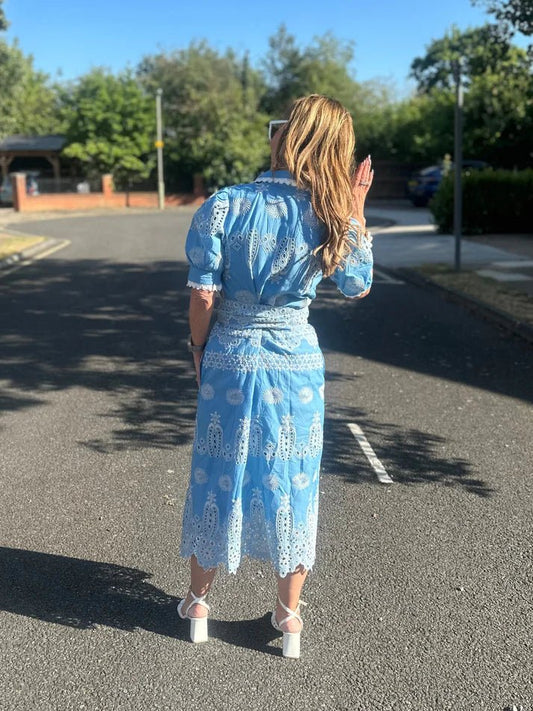 NEW DAY ORIGINALS "Sani Dress" (Blue) - ClobR