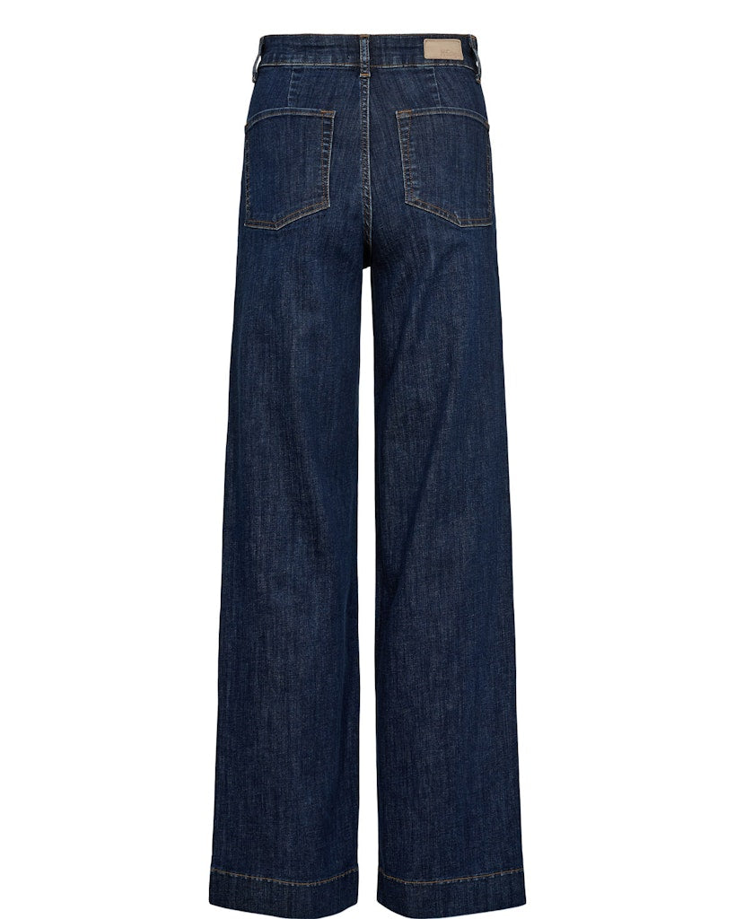 NUMPH "NUParis HR Wide Jeans 28" Leg" (Dark Blue )
