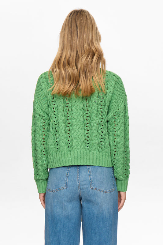 NUMPH "NURemi Pullover" (Vibrant Green/Pristine)