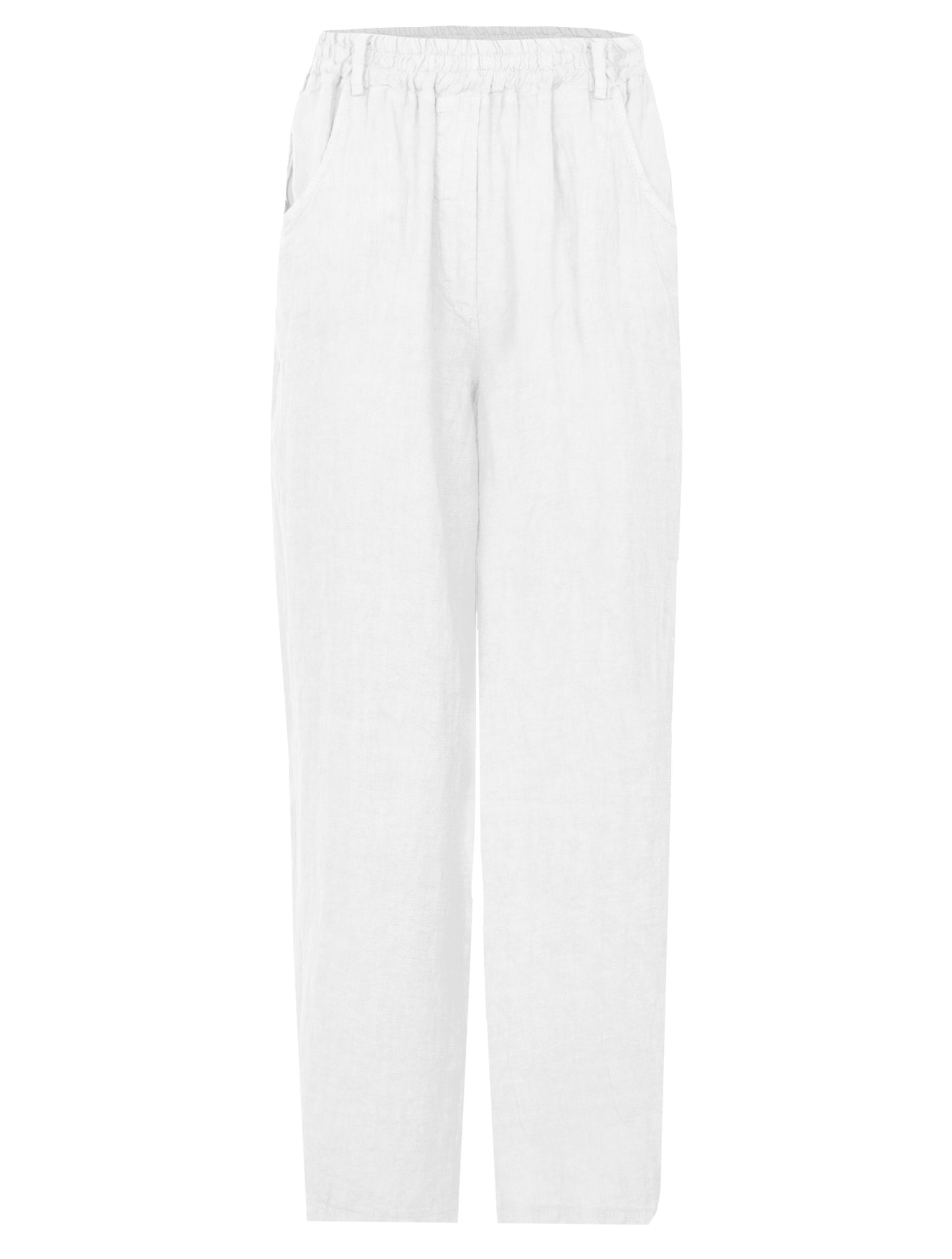 AMAZING WOMAN "Odie Linen Trouser" (White)
