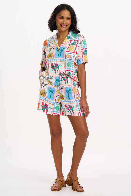 SUGARHILL "Patty Shorts" (Off White Jungle)