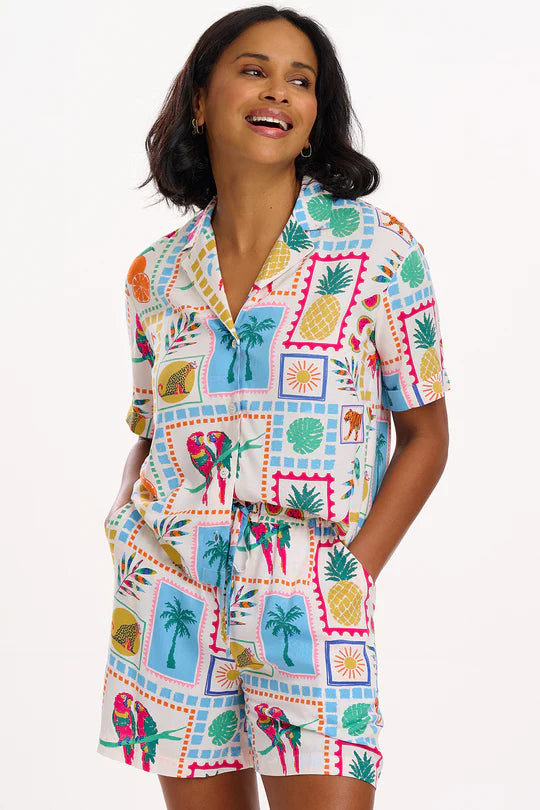 SUGARHILL "Patty Shorts" (Off White Jungle)