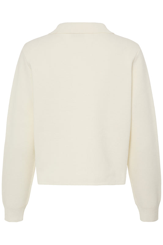 FRANSA "FRIta Cardigan 1" (Whisper White/Black)