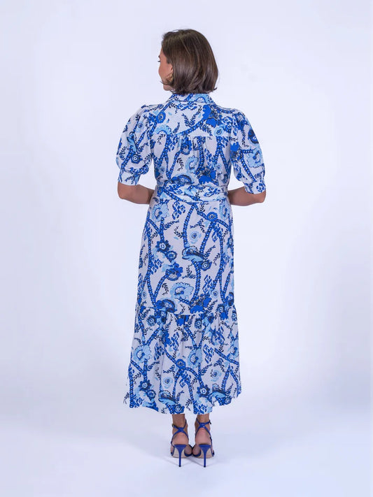 NEW DAY ORIGINALS "Safari Dress" (Botanical Blue)