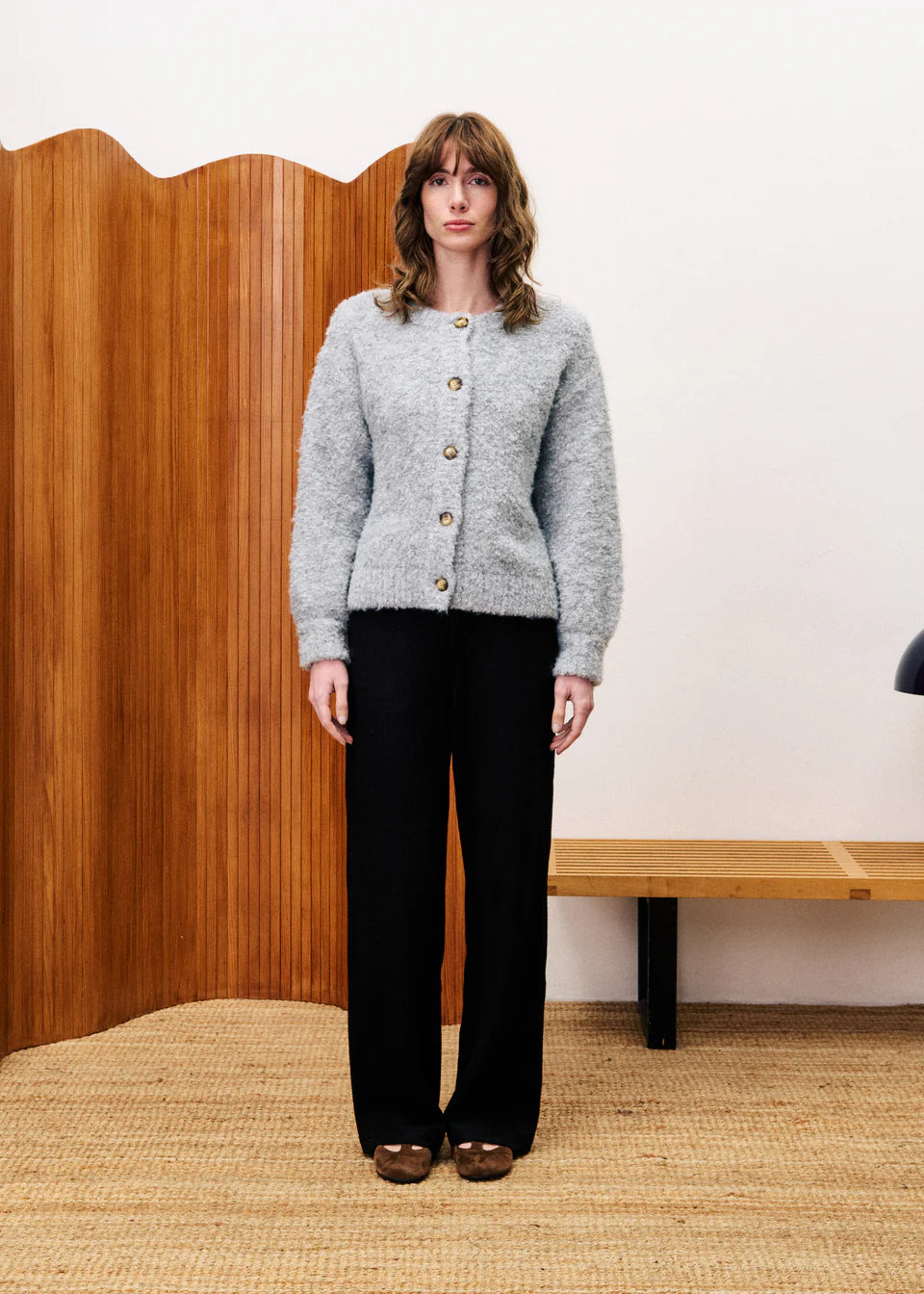 FRNCH "Selkirk Cardigan" (Gris)
