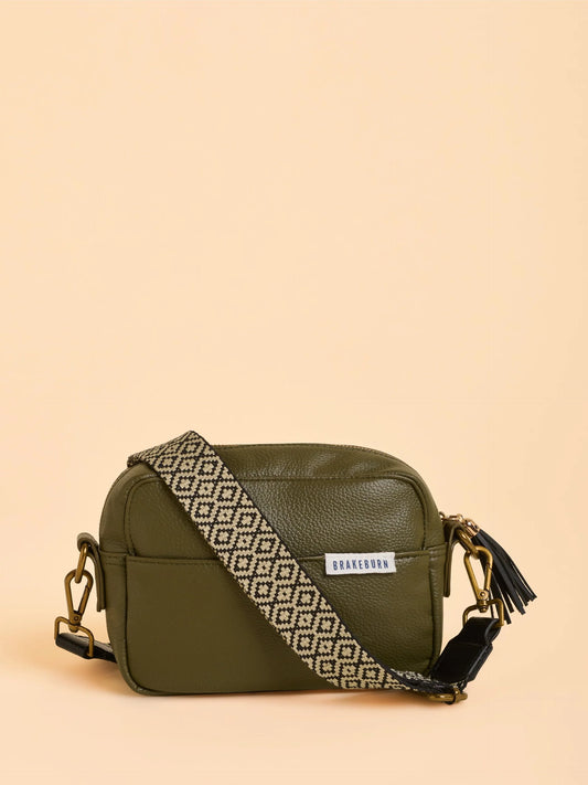 BRAKEBURN "Sierra Box Crossbody Bag" (Khaki)