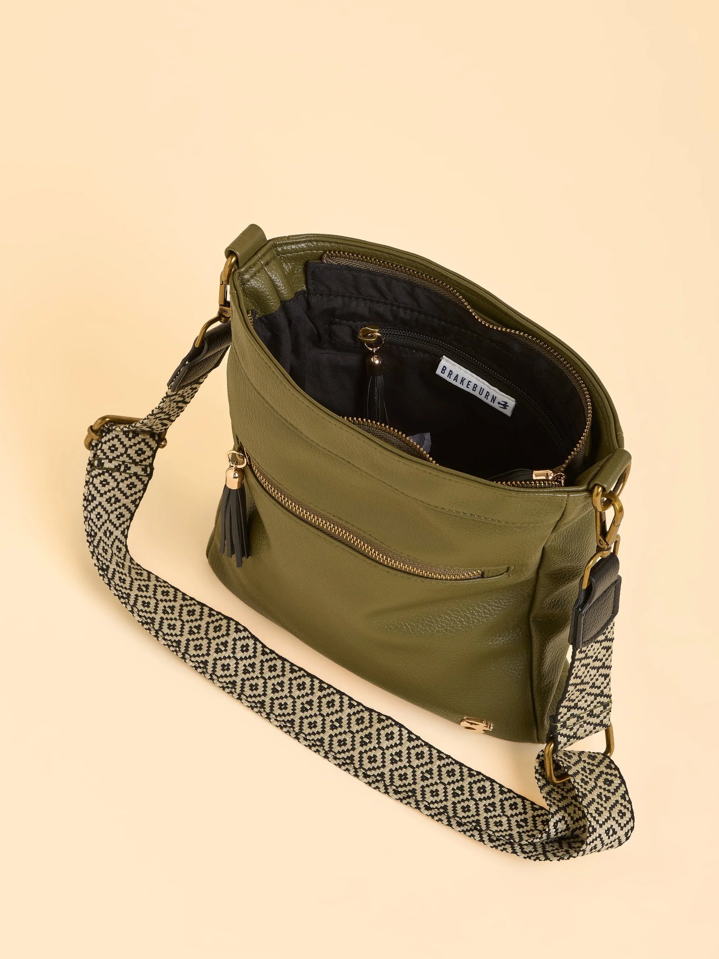 SBRAKEBURN "Sierra Crossbody Bag" (Khaki)