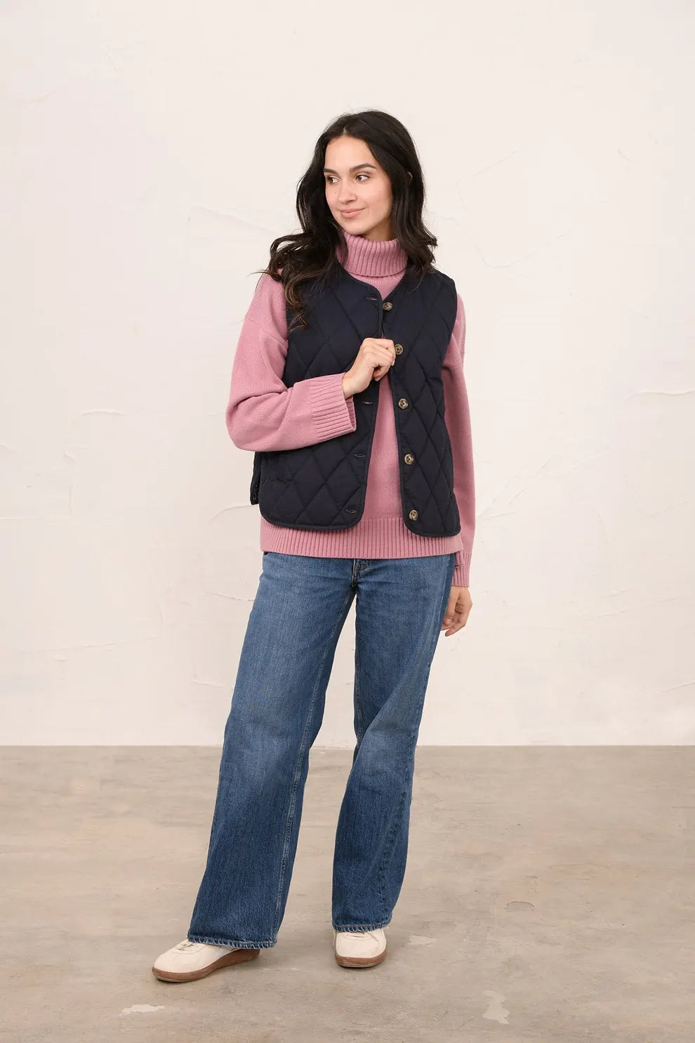 LIGHTHOUSE "Sloane Cotton Gilet" (Navy)