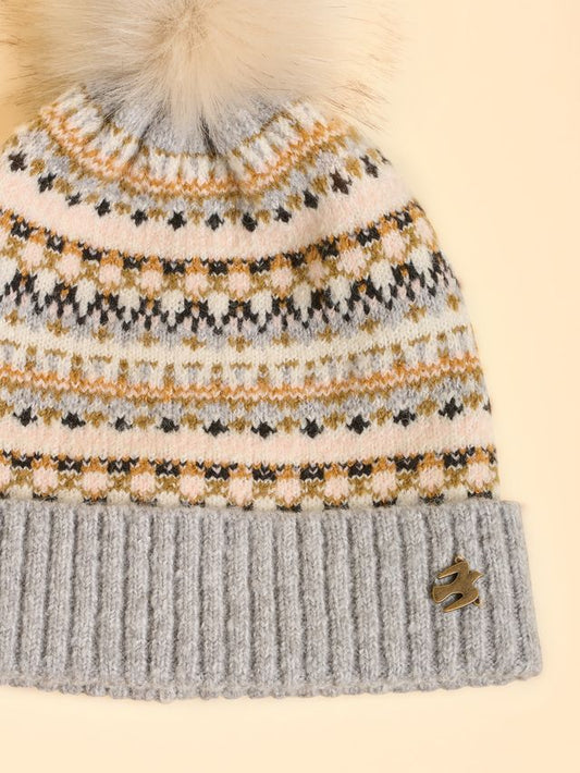 BRAKEBURN "Snowdrop Beanie" (Navy)