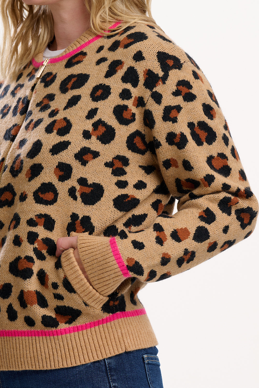 SUGARHILL "Solana Bomber" (Tan/Black)