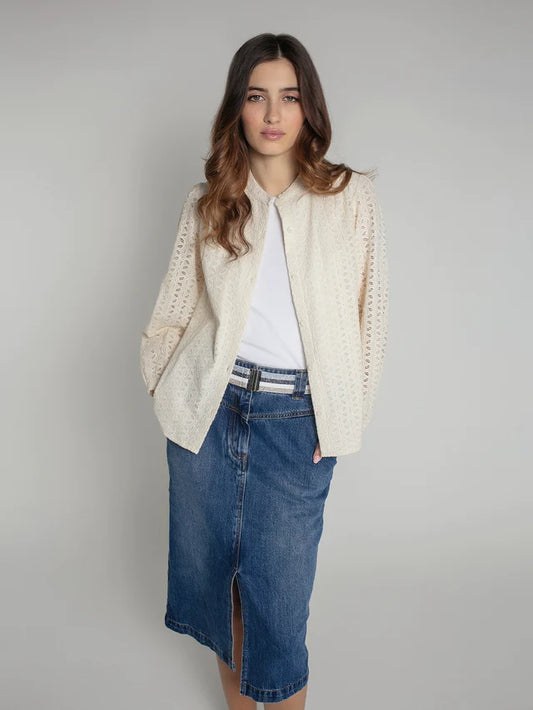 NOOKI 'Stacy' Blouse (Cream)