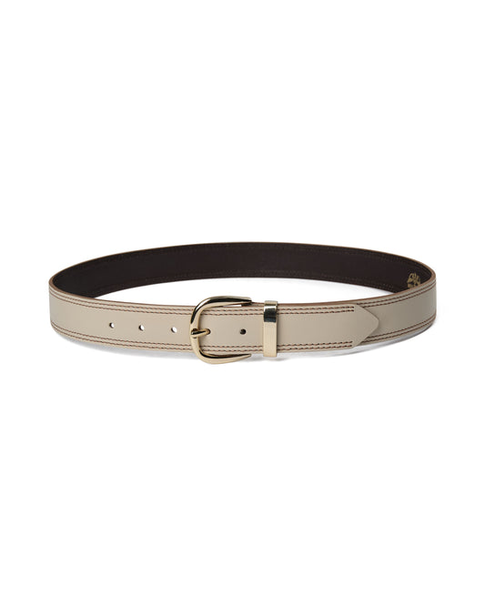 Stitch detail ladies belt by Mos Mosh