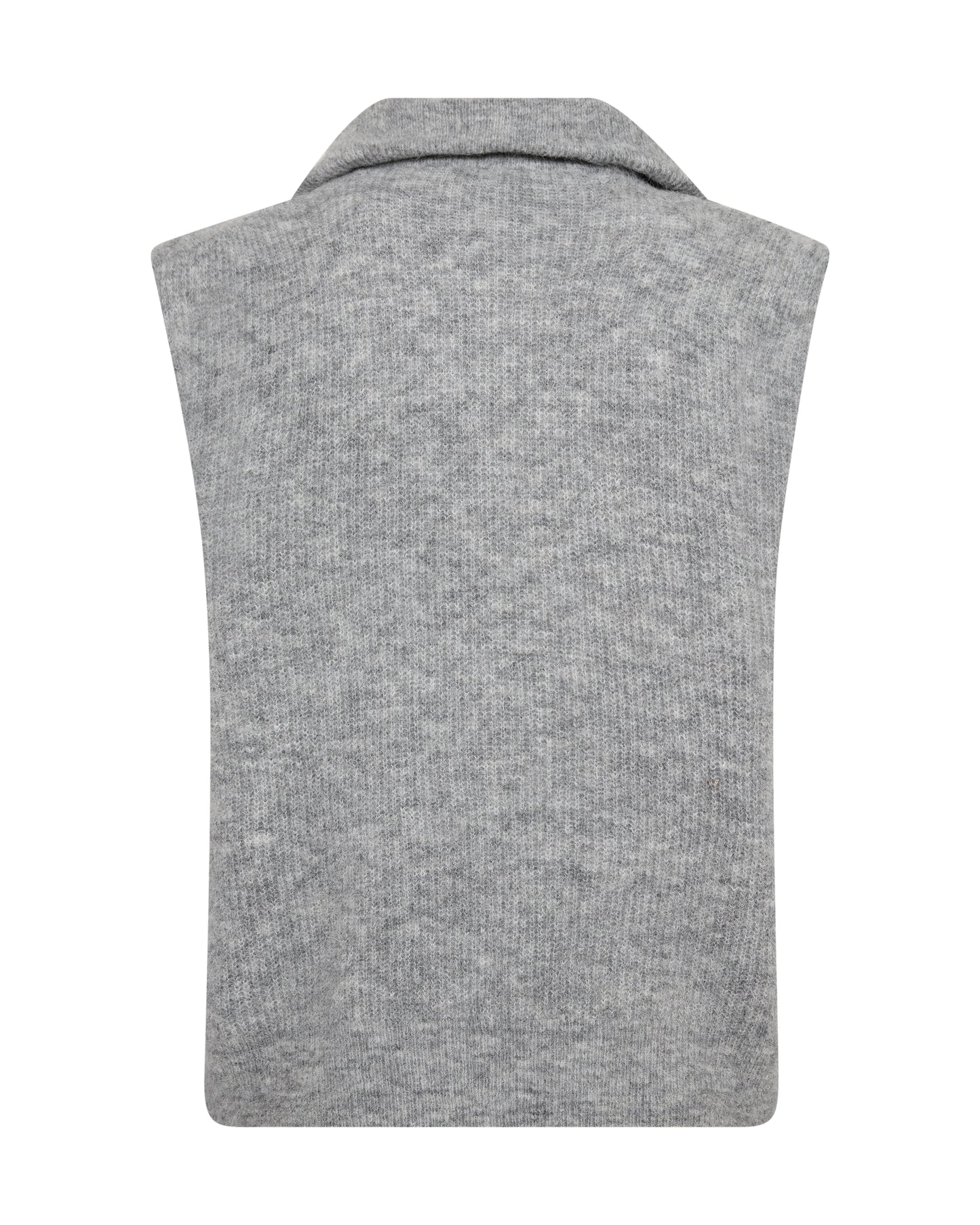 MOS MOSH "MMThora High Neck Sleeveless Knit" ( Grey Melange)