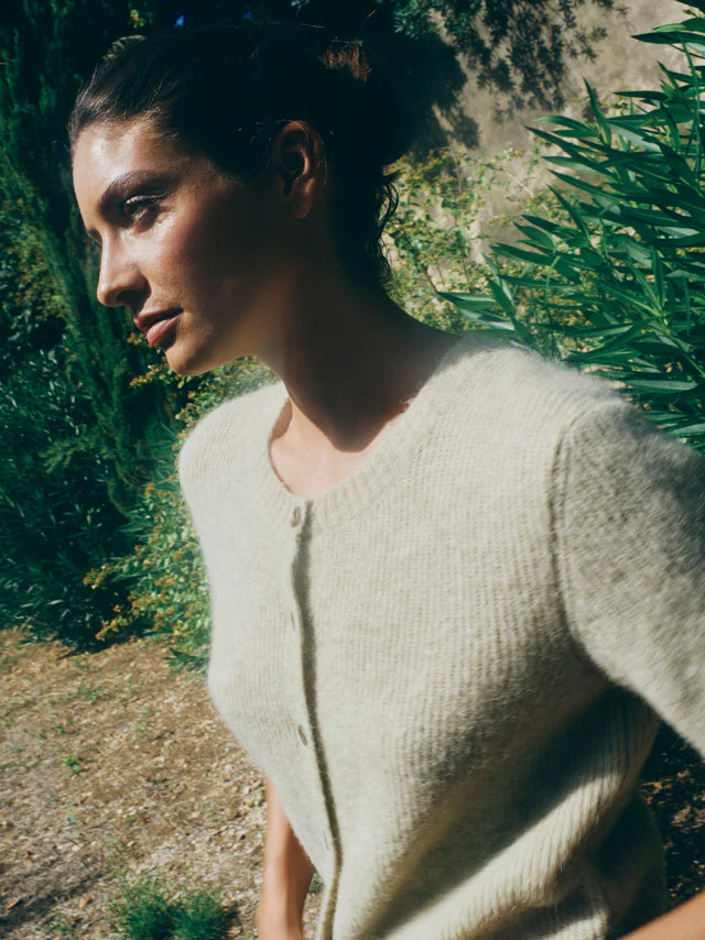 MOS MOSH "MMThora SS Cardigan" (Ecru)