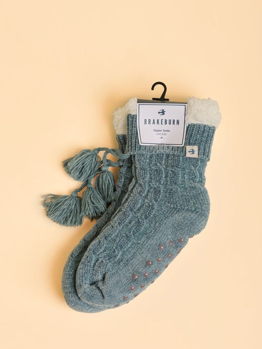BRAKEBURN "Tide Socks" (Turquoise)