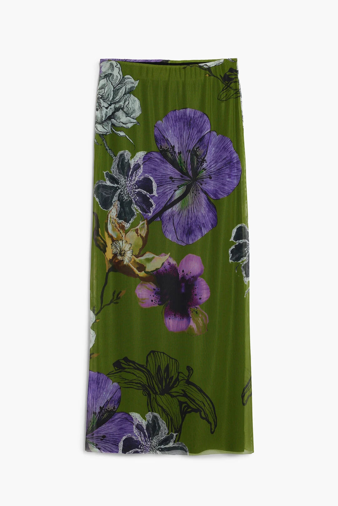 DESIGUAL "Tulleflowers Lacroix Skirt" (Verde)
