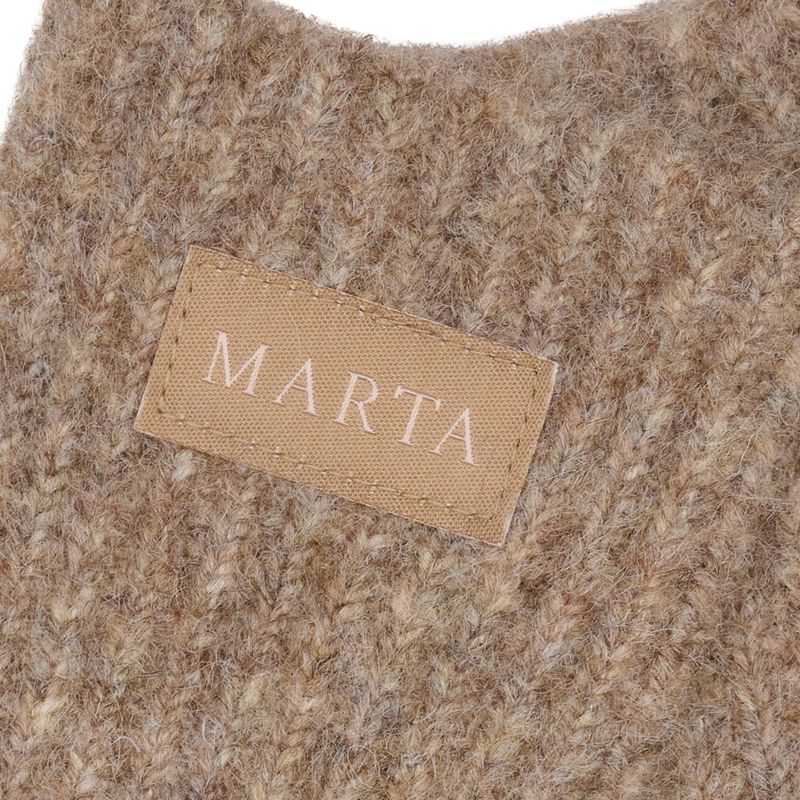 MARTA DU CHATEAU "Vanessa Gloves" (Black/Fango)