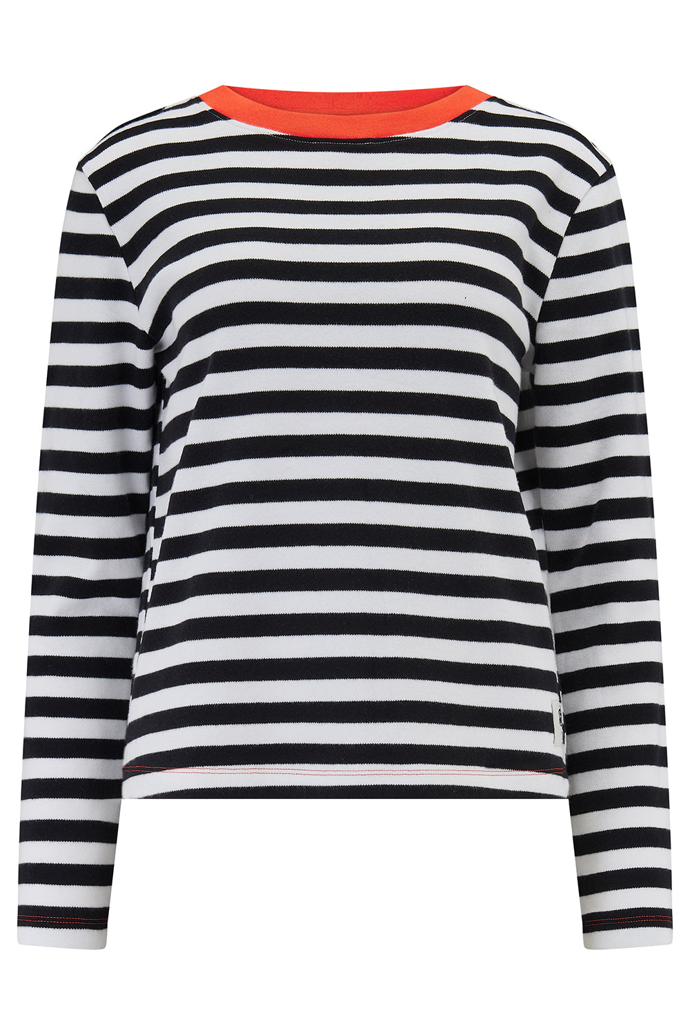SUGARHILL "Vienna Jersey Top"(White/Black)