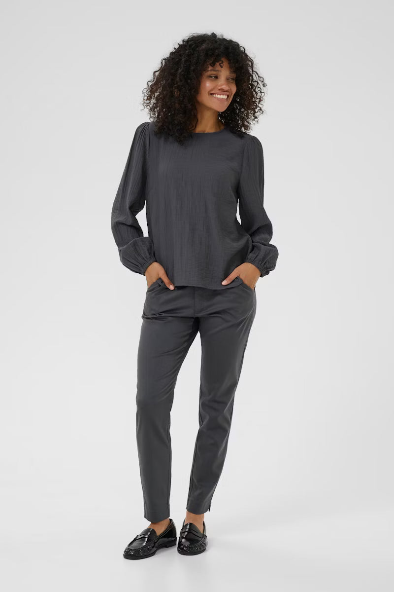 KAFFE "KAvivy Blouse" (Black Oyster)