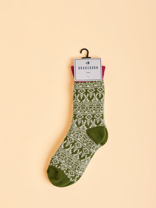 BRAKEBURN "Warmers Socks" (Green)