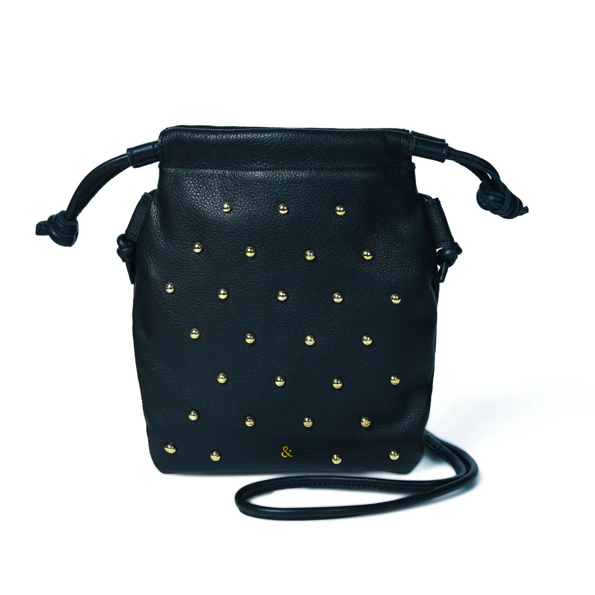 Our new Willow drawstring bag has that easy effortless style that works for both day and night, with a studded front for that added edge.
Fastened with a knotted drawstring detail which softly gather the leather creating a crossbody bag that is big enough for your phone and daily essentials. With a slender tubular strap that can be adjusted by adding an extra knot.