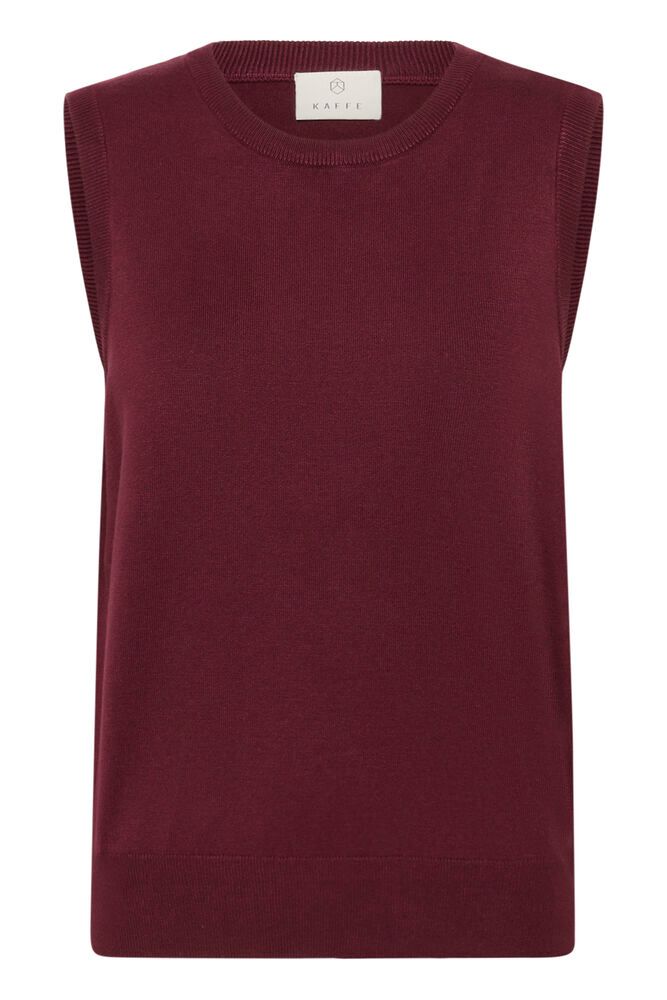 KAFFE "KALizza Knit Slipover" (Windsor Wine)