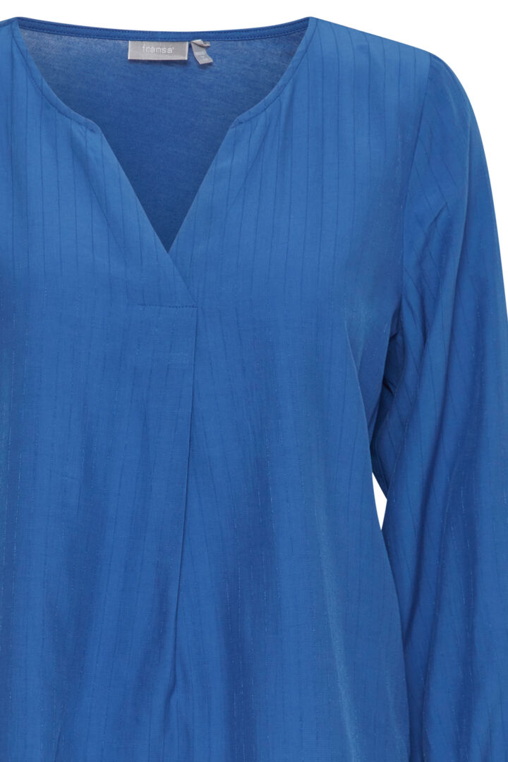 FRANSA 'Zola' Blouse (Beaucoup Blue)