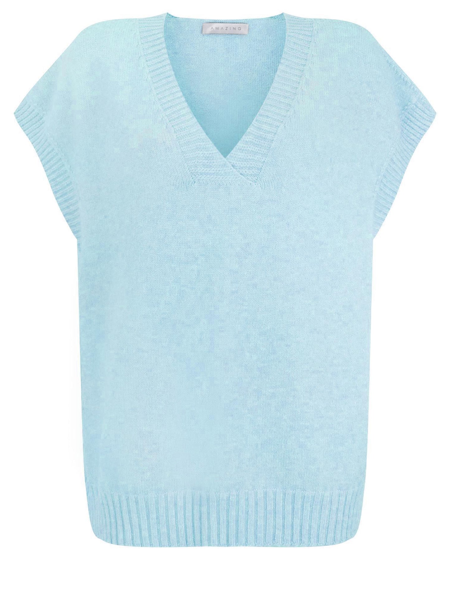Brightly coloured one size knitwear