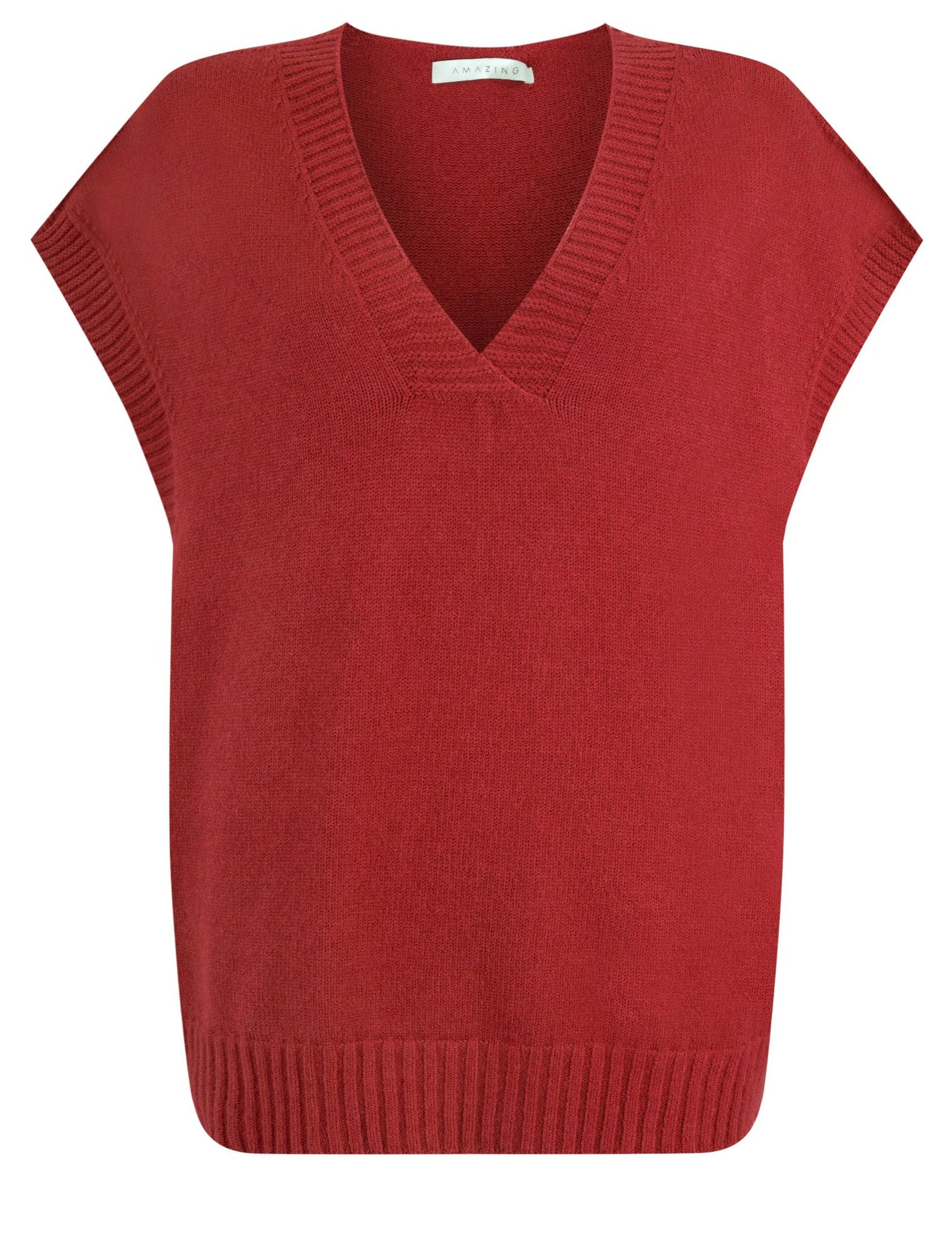 Brightly coloured one size knitwear