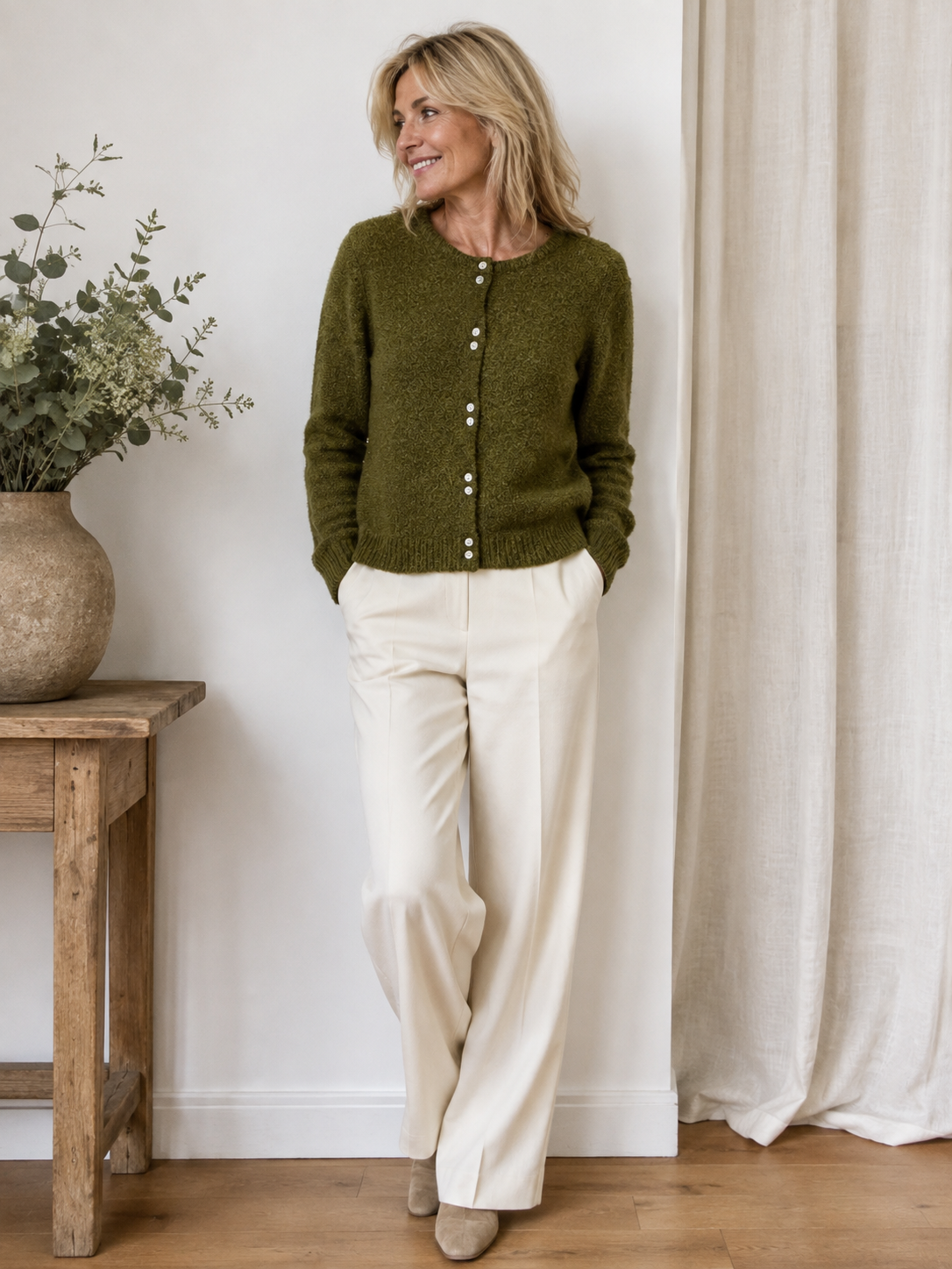 Add effortless sophistication to your everyday wardrobe with this FRANSA top. Designed with a modern, feminine silhouette, it features a soft, comfortable knit that drapes beautifully while offering all-day wearability. The clean lines and timeless design make it a versatile piece you'll reach for time and time again.