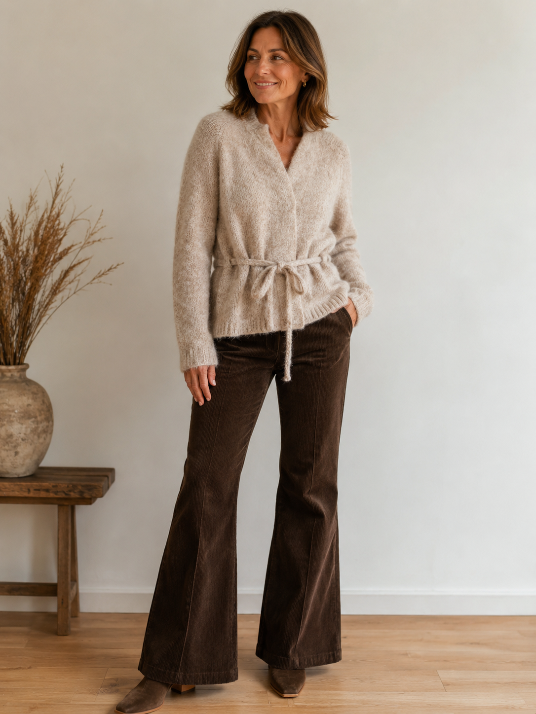 FRANSA "FRNaelle Cardigan 1" (Oatmeal)